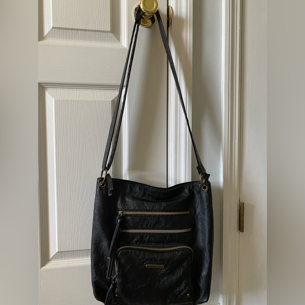 Black crossbody Stone &Co bag